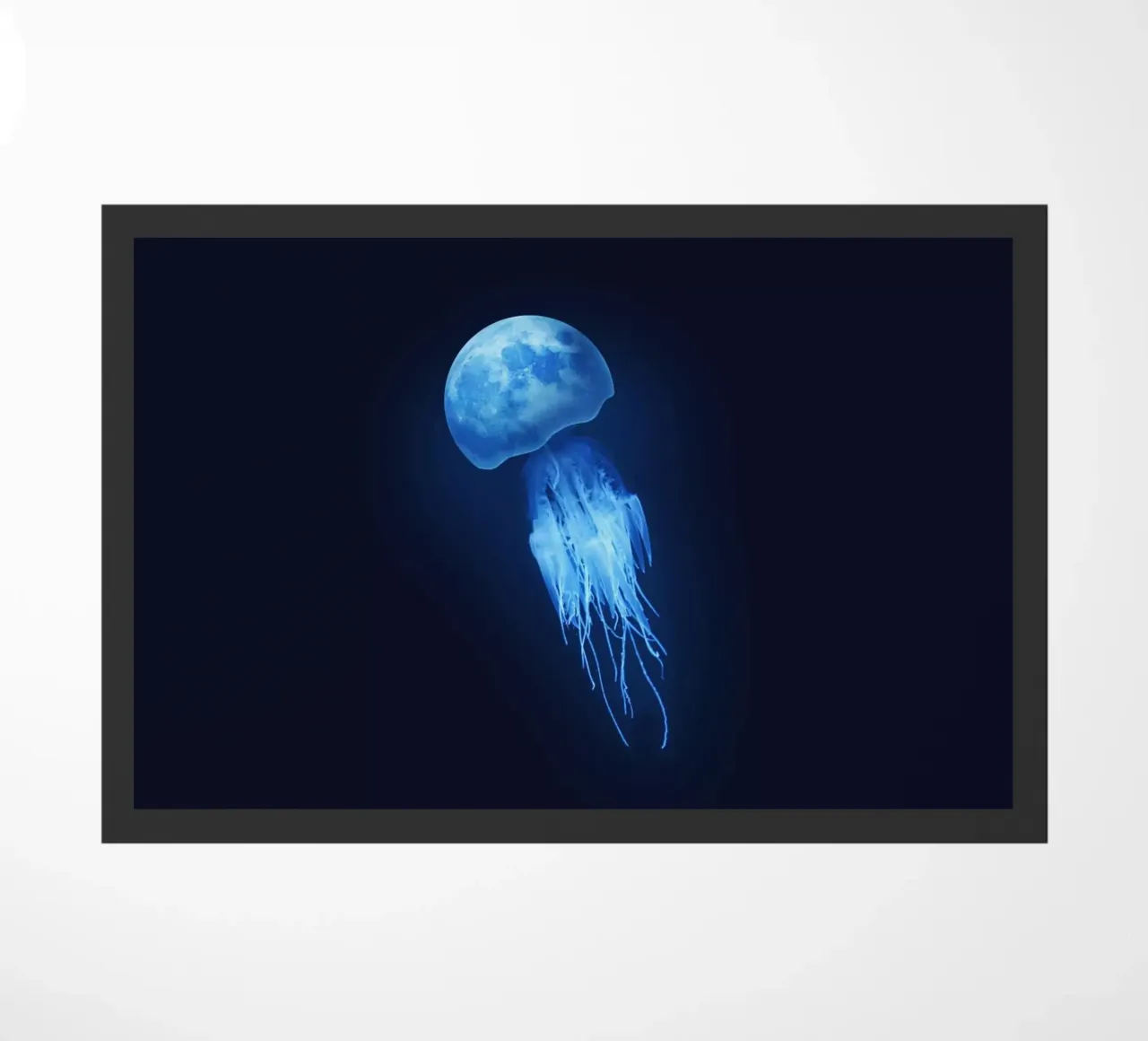 Jelly Moon doormat by 360brain