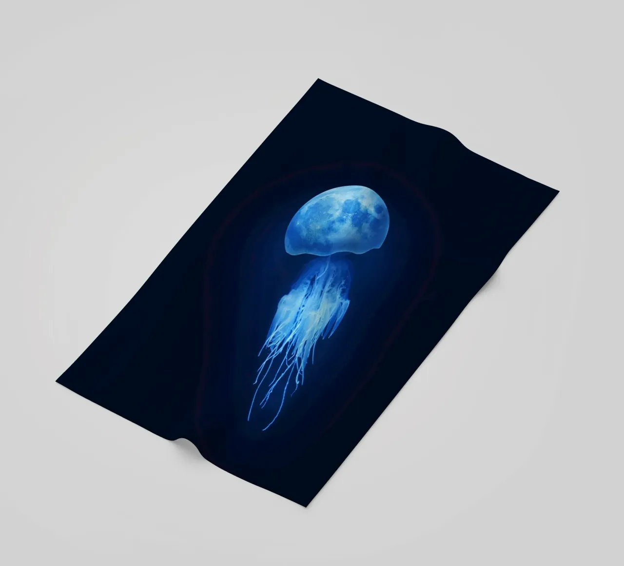 Jelly Moon beach towel by 360brain