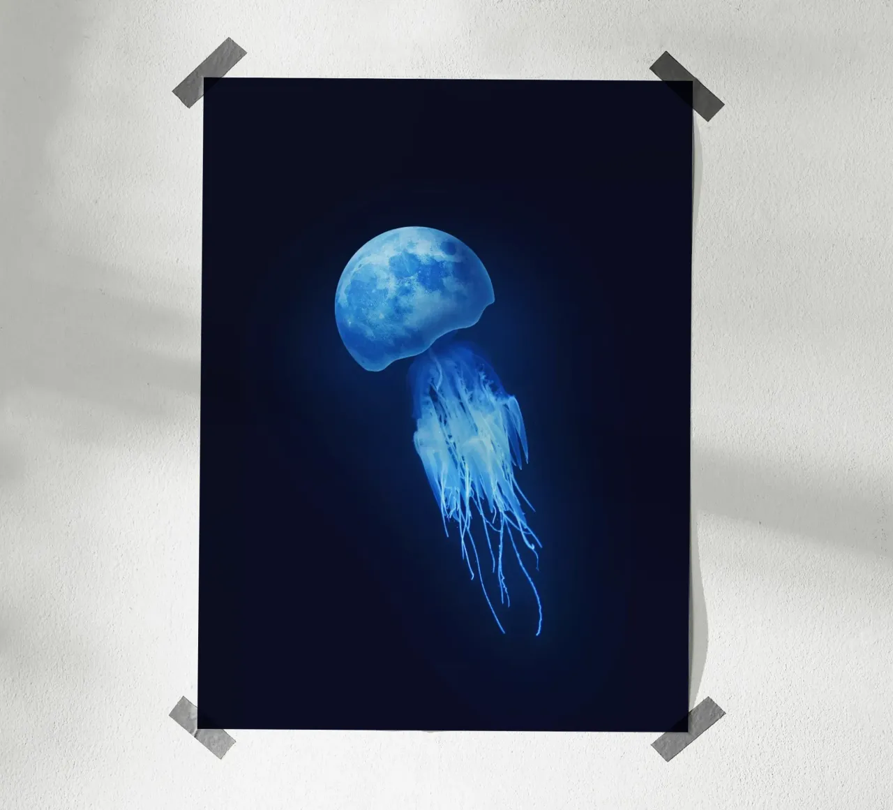 Jelly Moon hahnemühle by 360brain