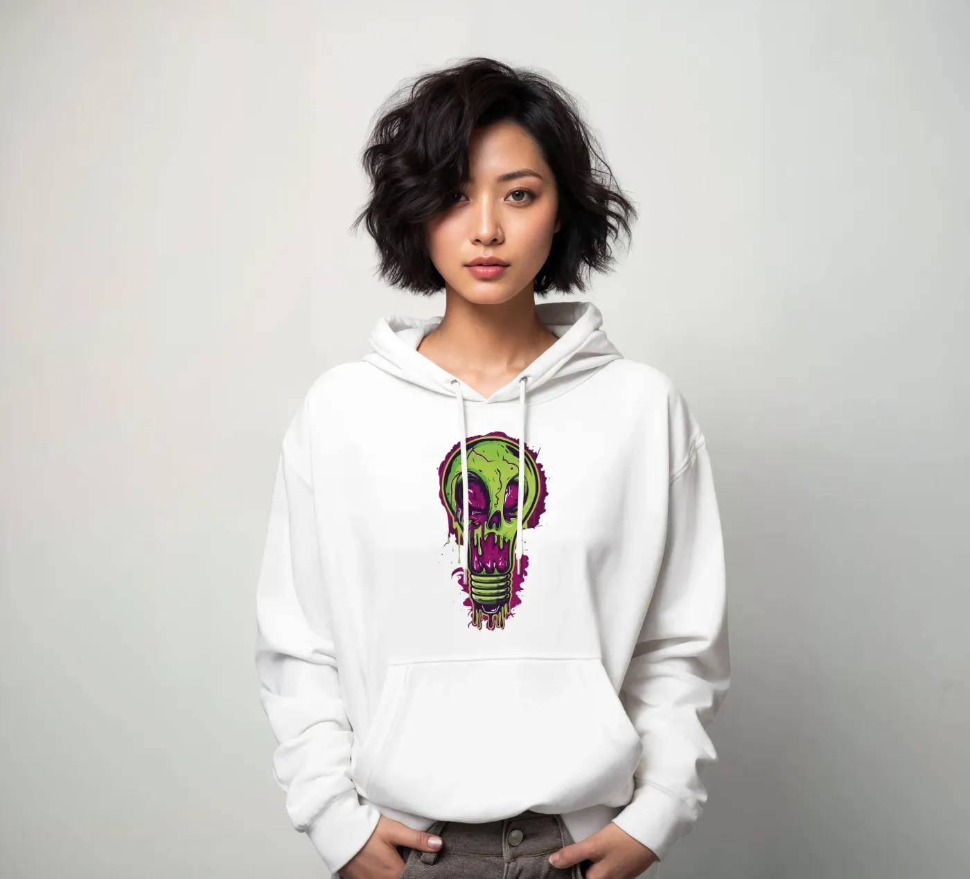 Light felpa con cappuccio da Too Graphic