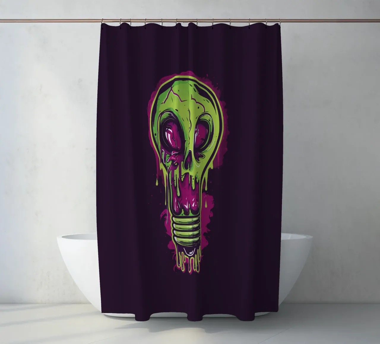 Light Duschvorhang von Too Graphic