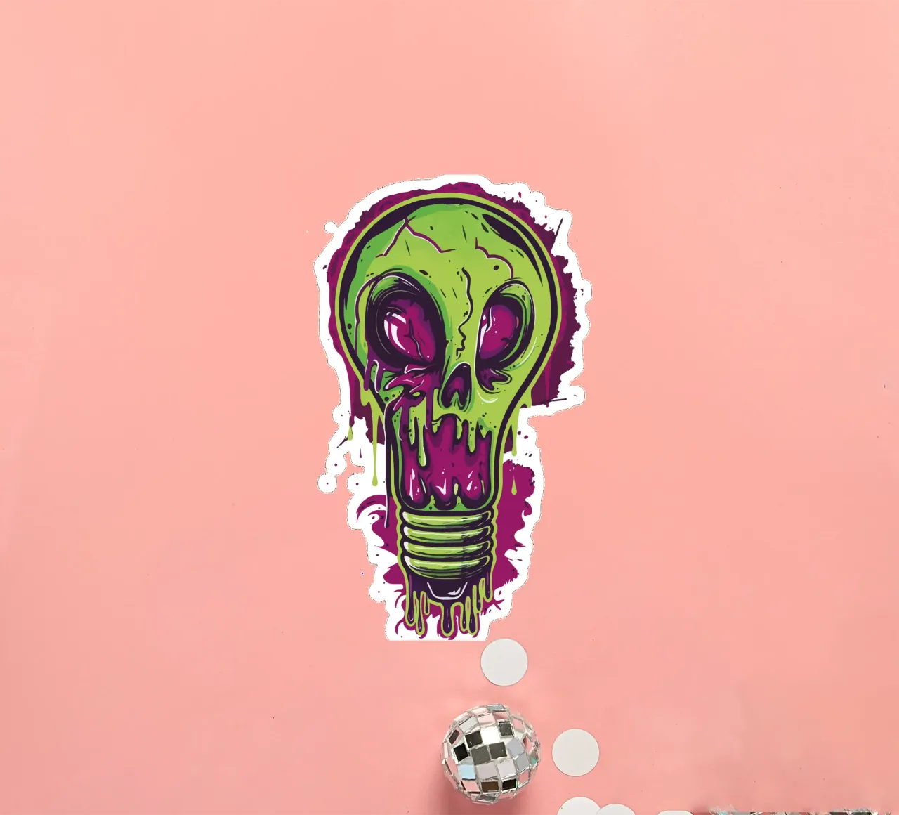 Light sticker by Too Graphic