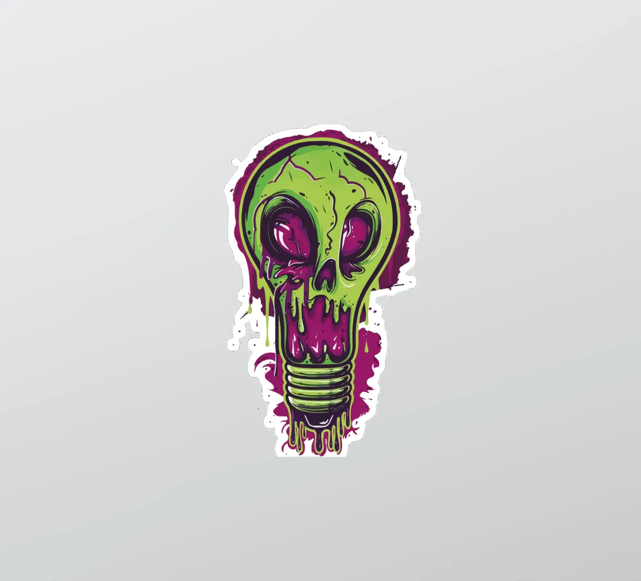 Light sticker by Too Graphic