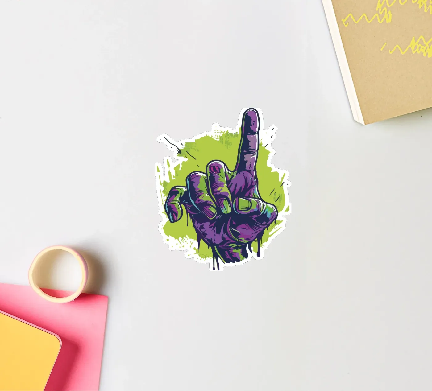 Point sticker by Too Graphic