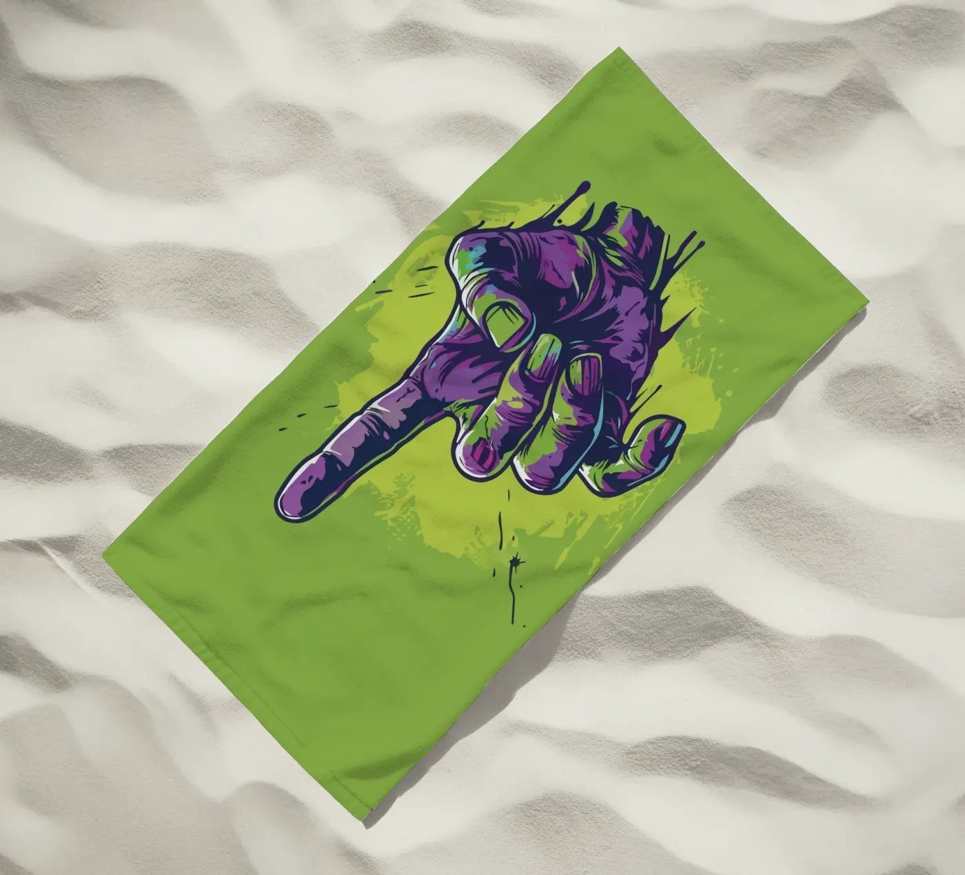 Point Strandtuch von Too Graphic