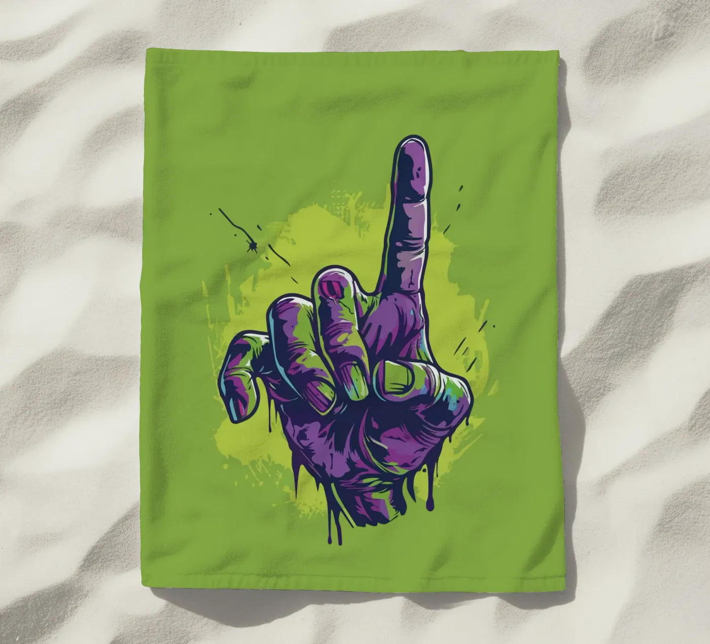 Point Strandtuch von Too Graphic