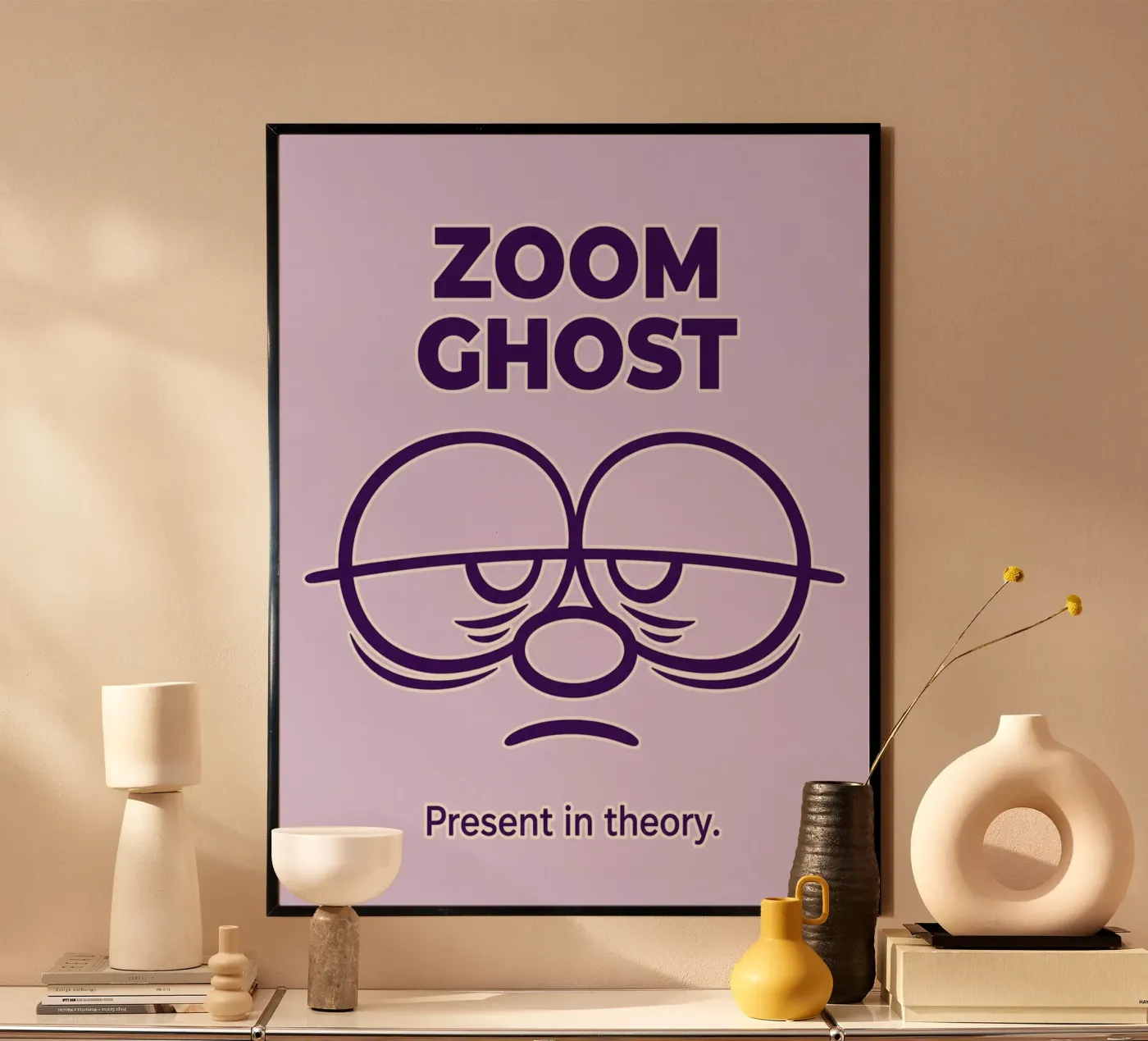 zoom ghost present theory poster by arkhanz
