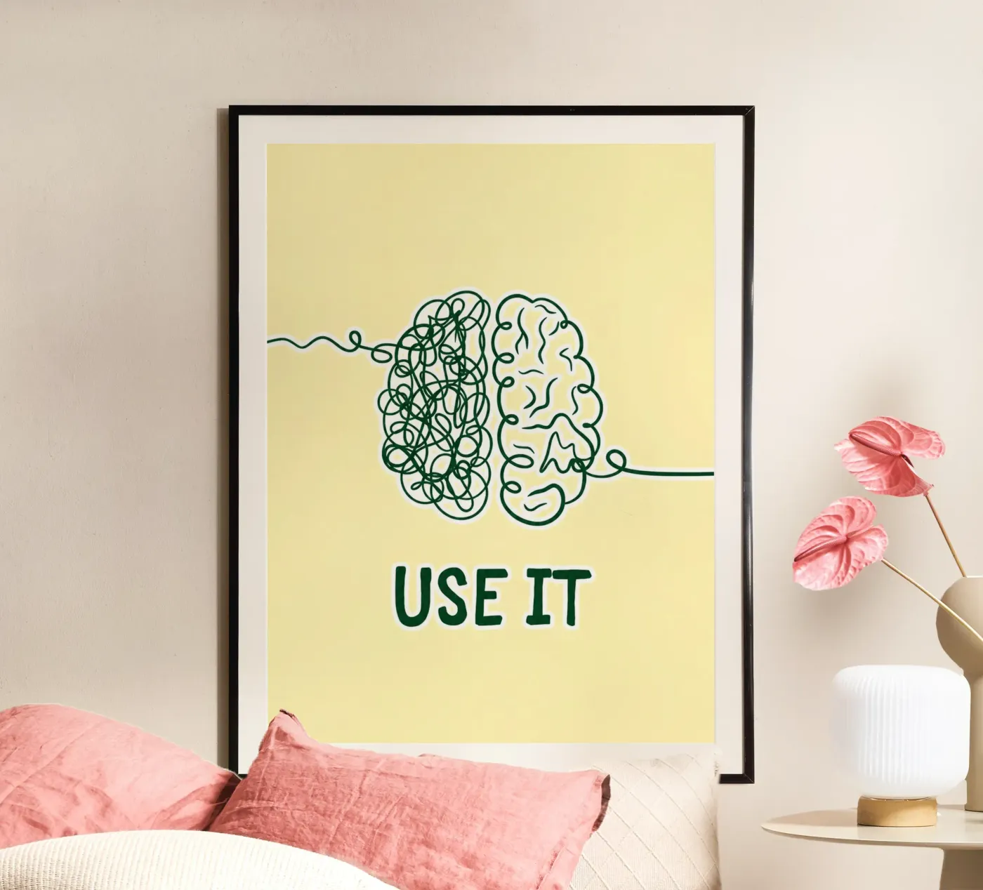 usa il cervello poster da arkhanz