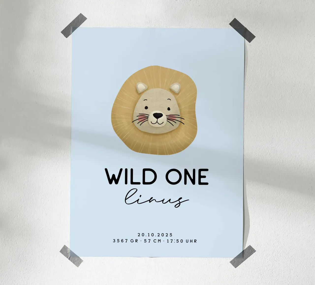 Wild one poster con telaio in alluminio da we line studio - design