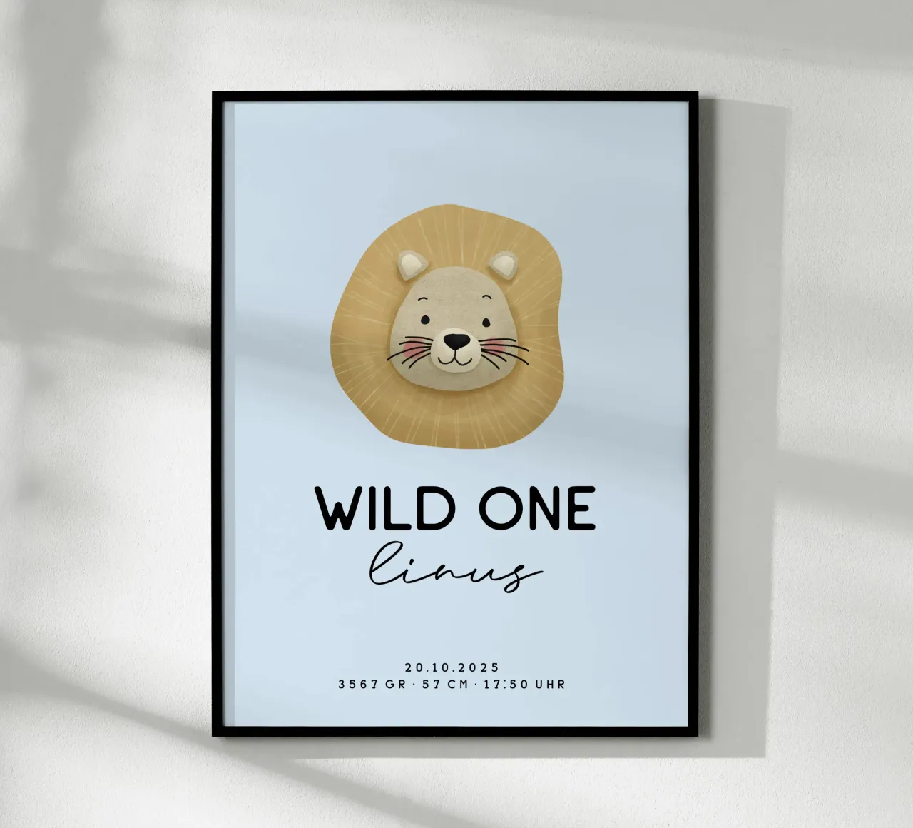 Wild one poster con telaio in alluminio da we line studio - design