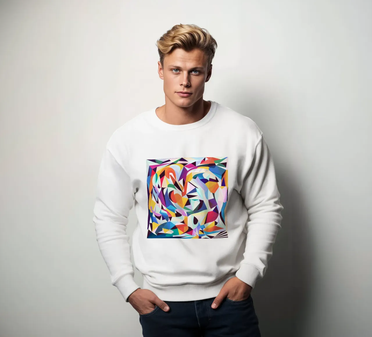 Messy felpa da Abstract 888