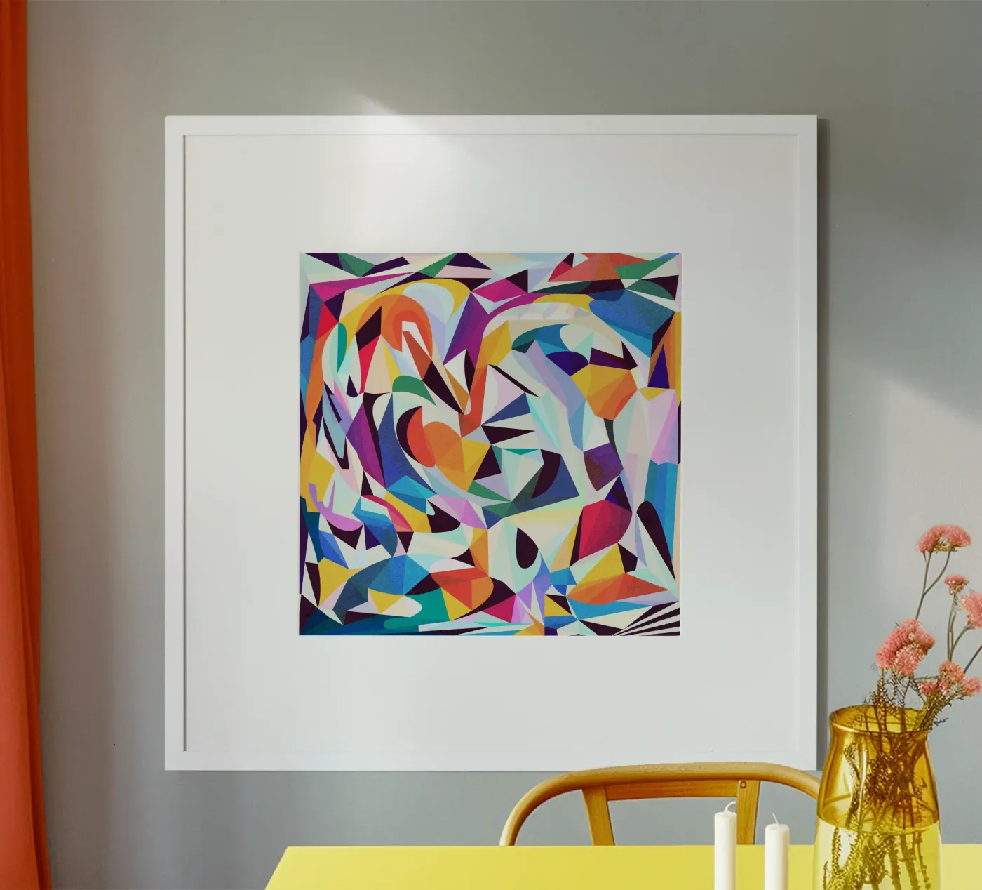 Messy poster van Lines Inside