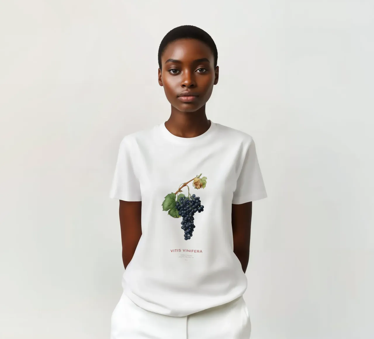 Vite d'uva o Vitis Vinifera t-shirt da Vintagrafica