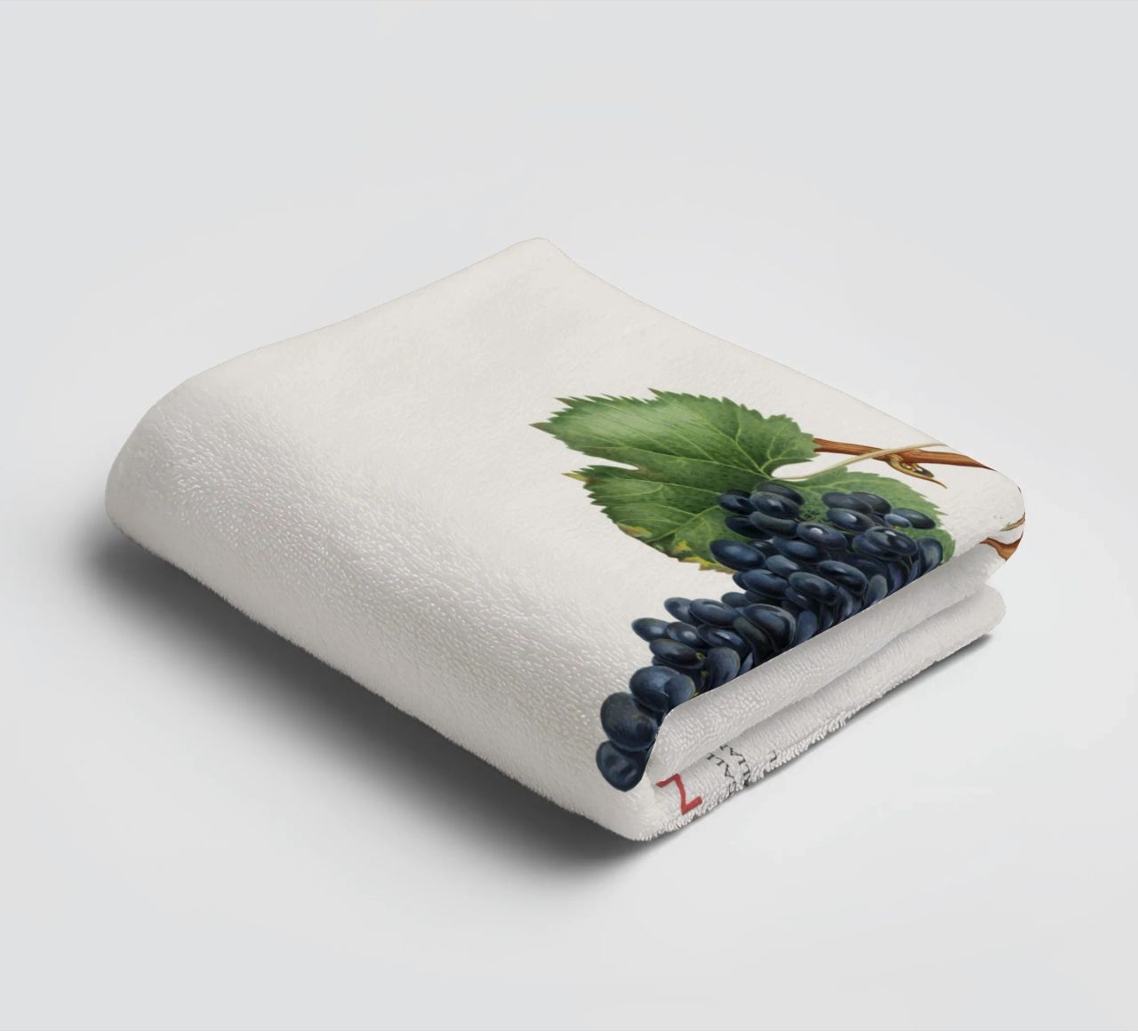 Vite d'uva o Vitis Vinifera asciugamano da bagno da Vintagrafica