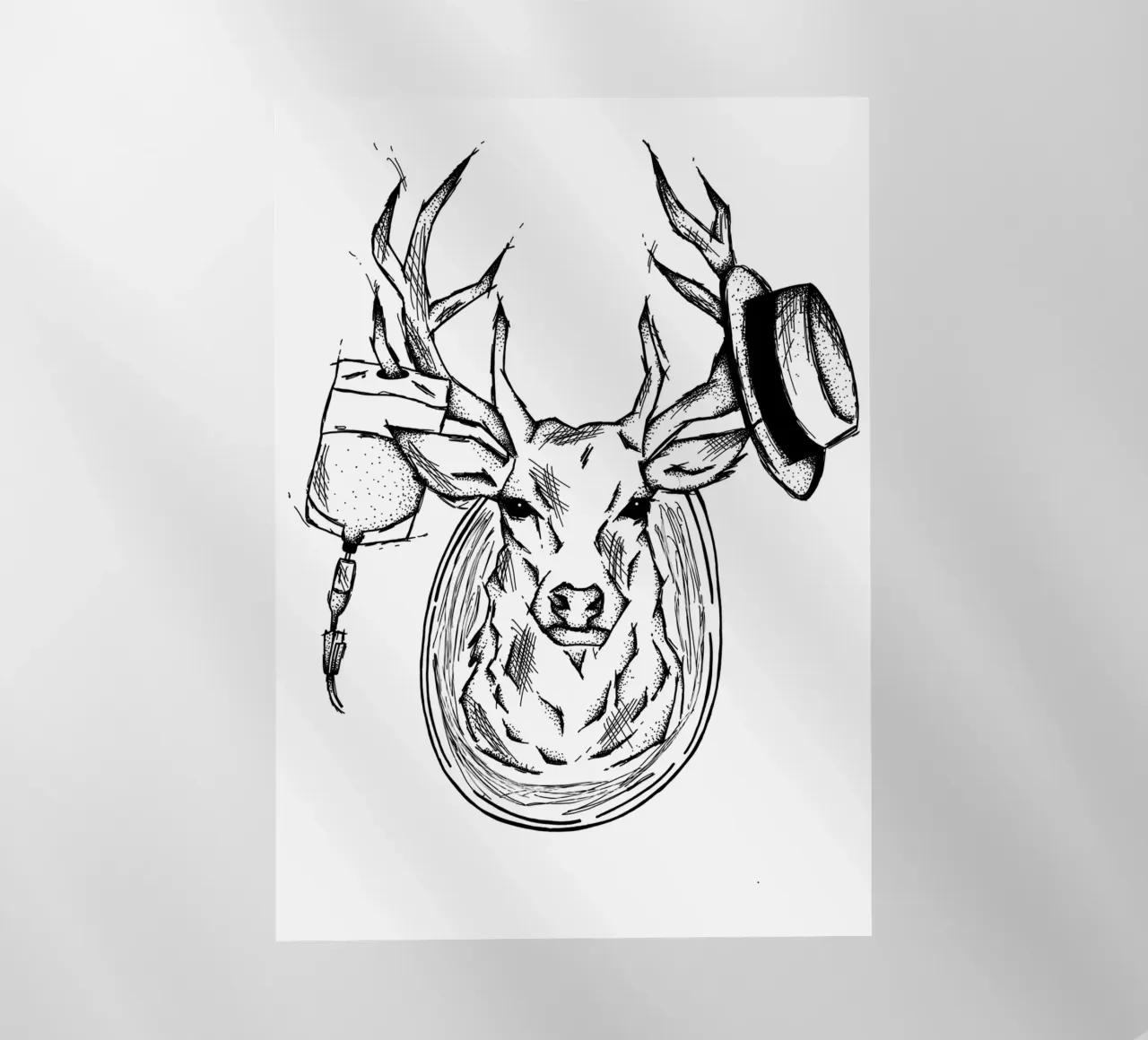 Breaking Bad Deer | Fanart pellicola backlit da venten