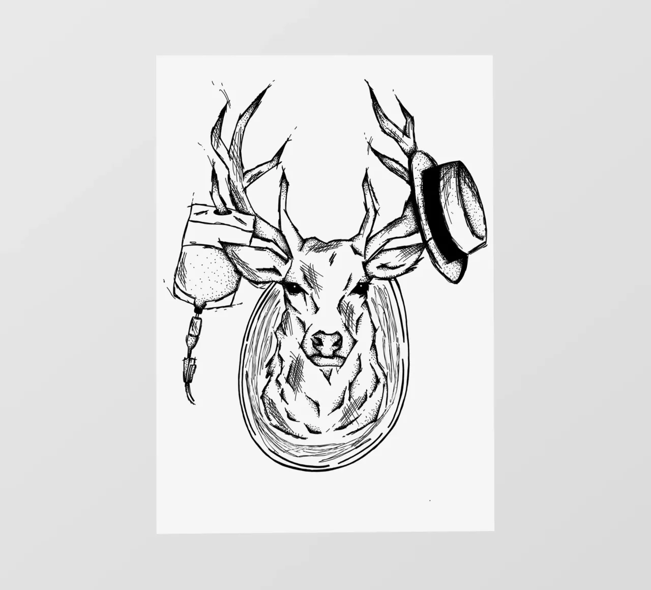 Breaking Bad Deer | Fanart pellicola backlit da venten
