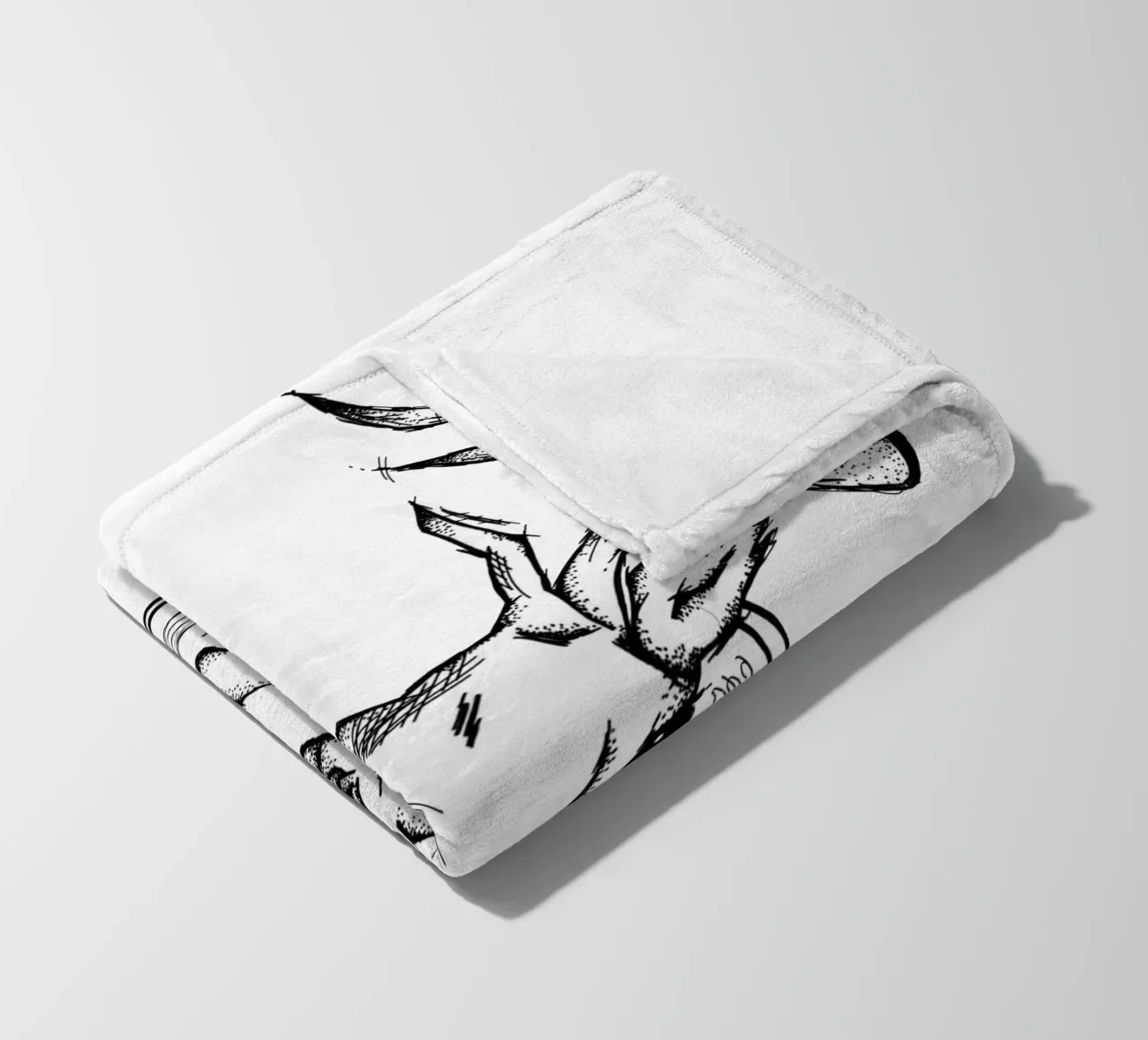 Breaking Bad Deer | Fanart coperta in pile da venten