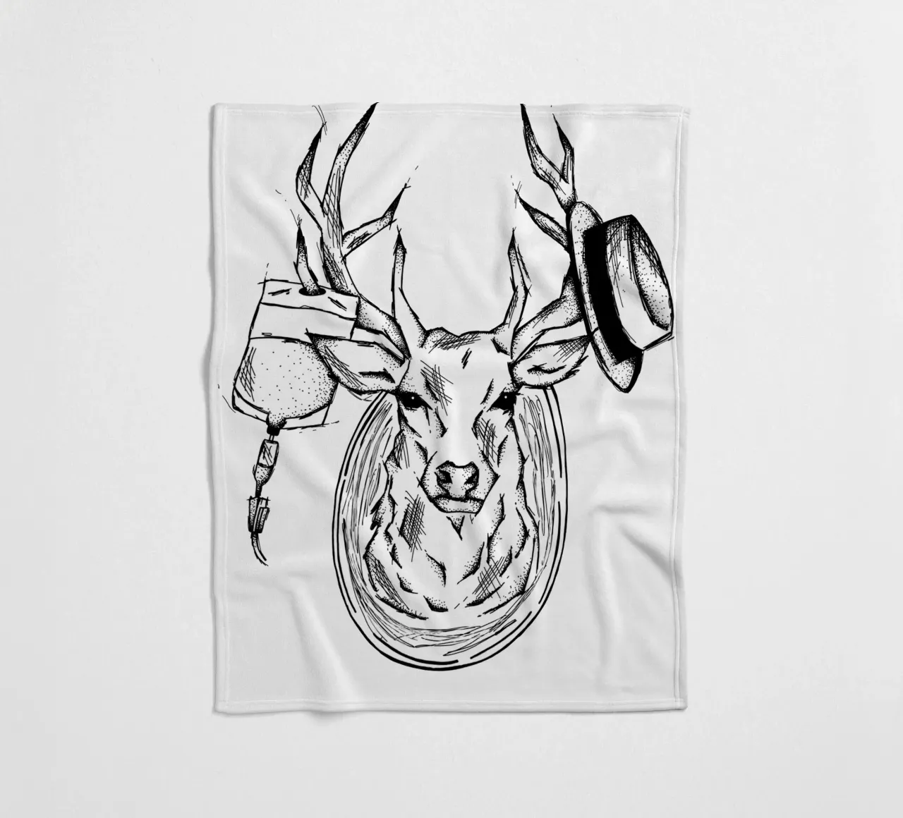 Breaking Bad Deer | Fanart coperta in pile da venten