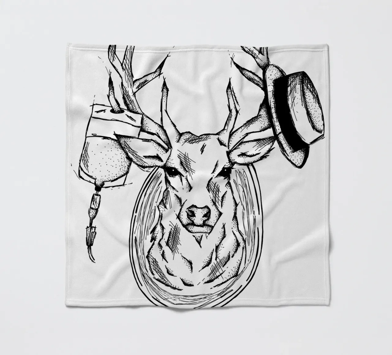 Breaking Bad Deer | Fanart coperta in pile da venten