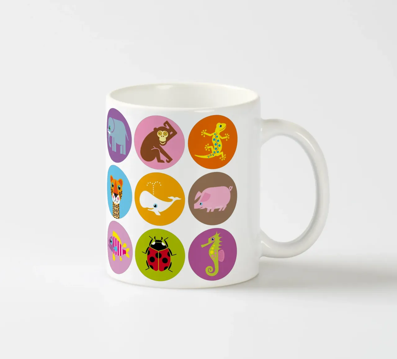 Animali - Set 01 tazza in ceramica da Looks n Brains
