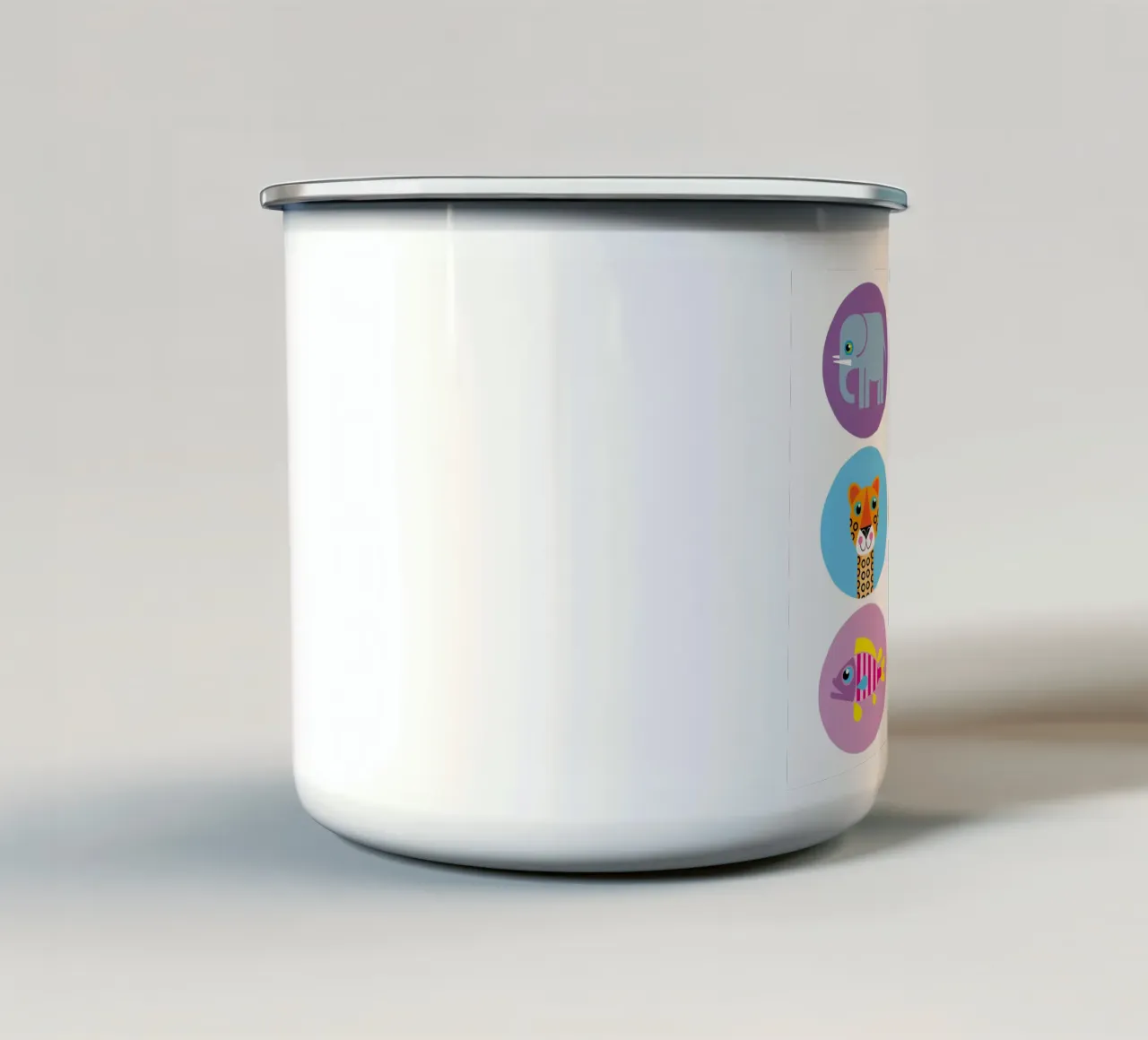 Animali tazza in smalto da Looks n Brains