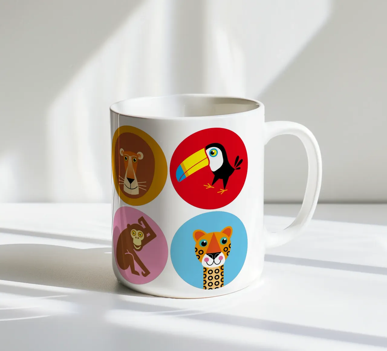 Animali - Set 02 tazza in ceramica da Looks n Brains