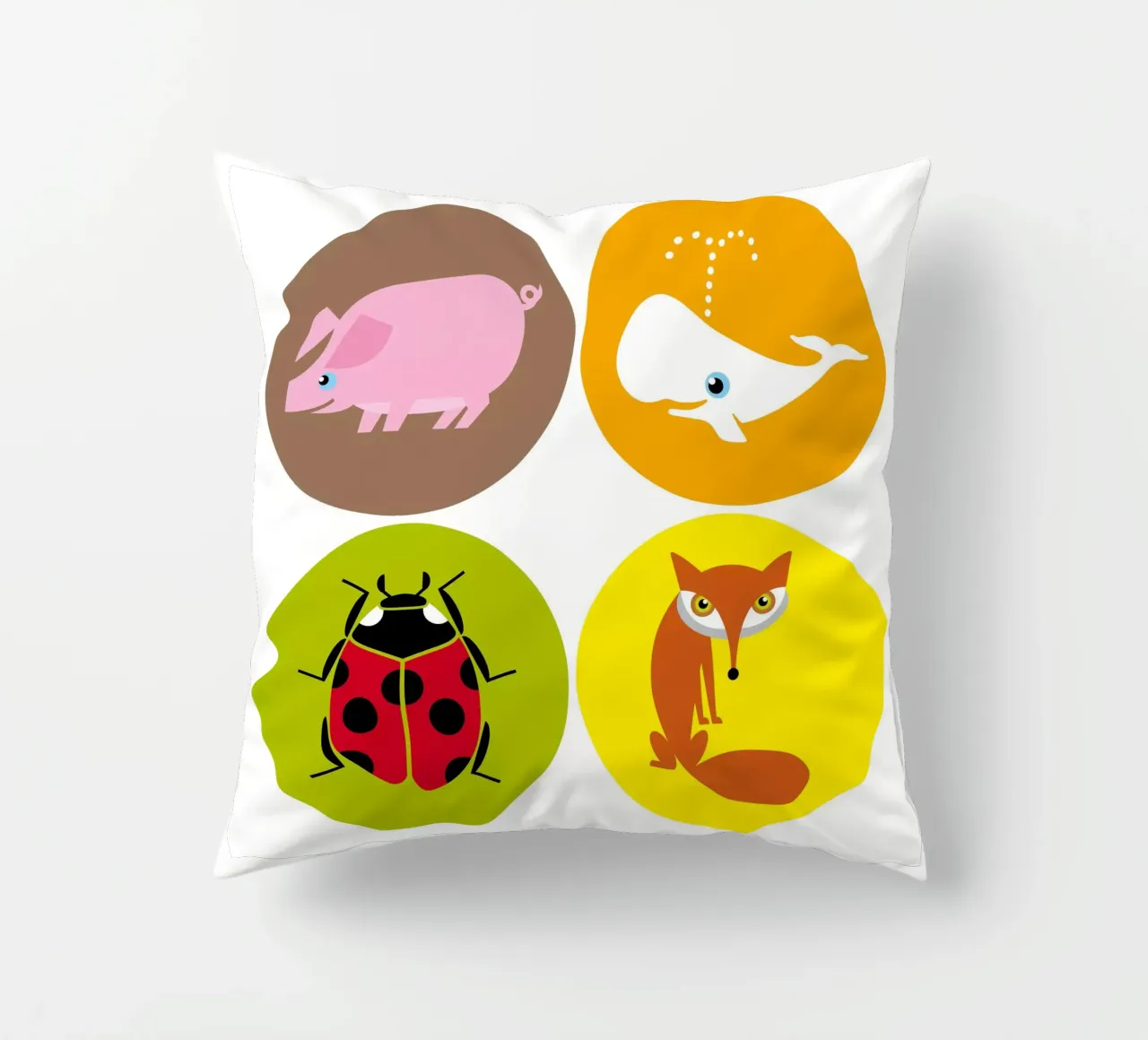 Tiere 02 cuscino da Looks n Brains