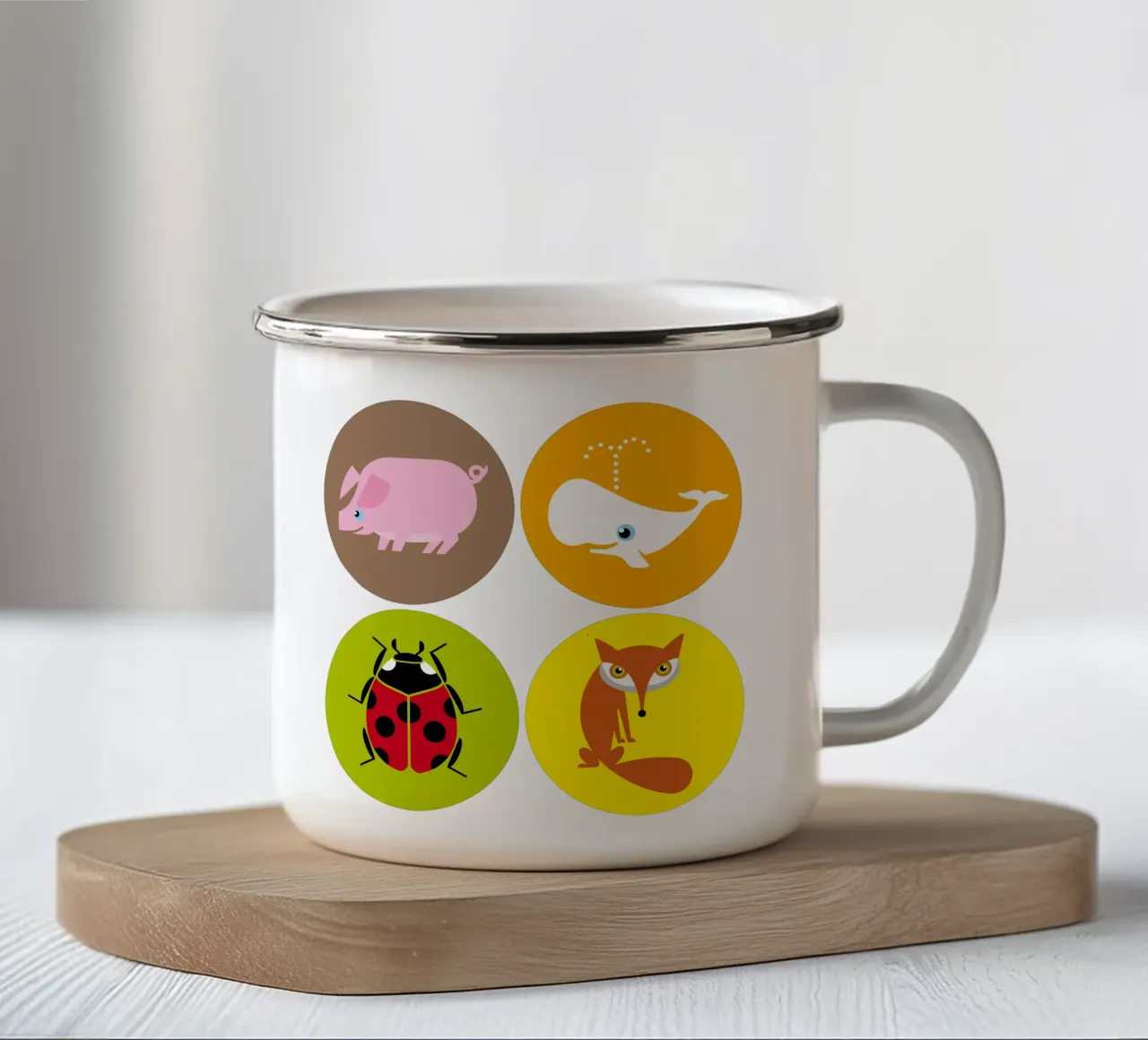 Tiere - 03 settembre tazza in smalto da Looks n Brains