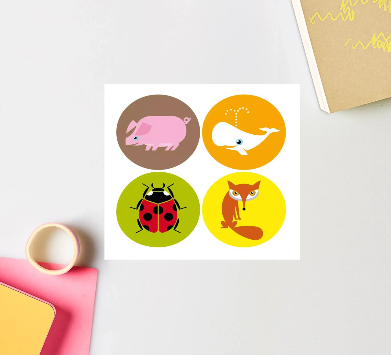 Tiere 02 Sticker von Looks n Brains