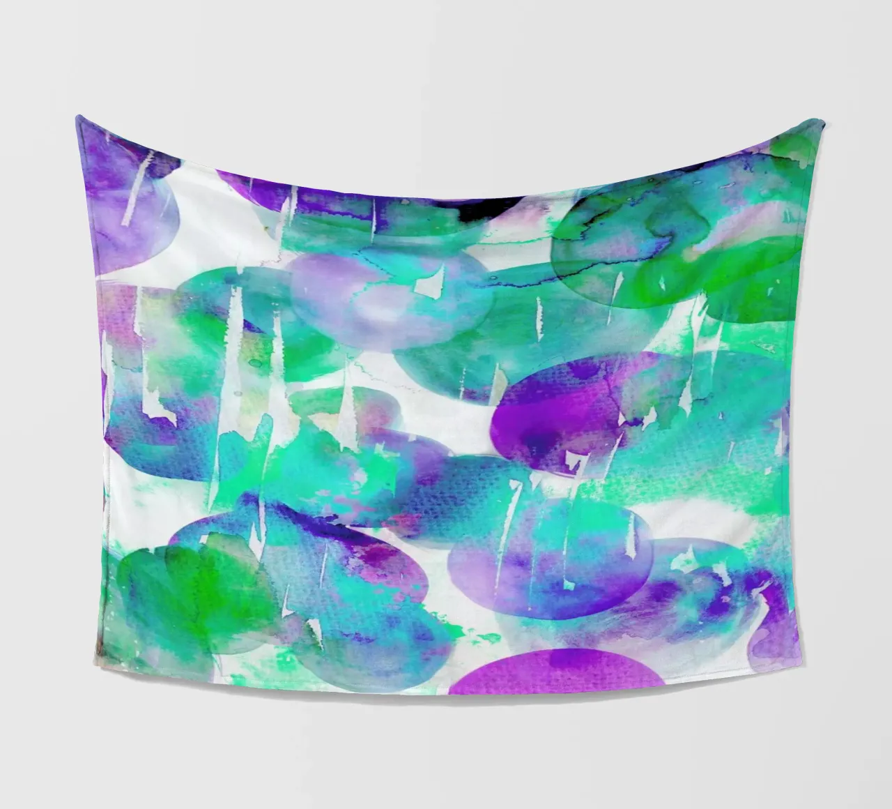 Glacial Fleecedecke von Amy Sia