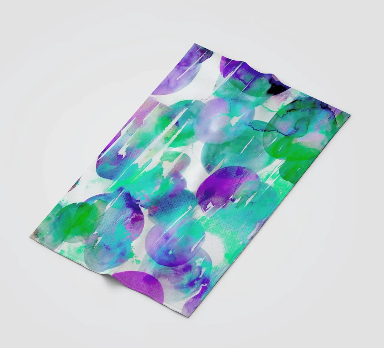 Glacial Fleecedecke von Amy Sia