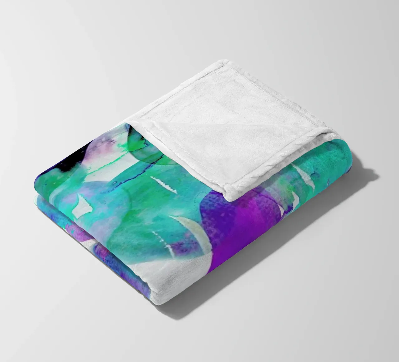 Glacial Fleecedecke von Amy Sia