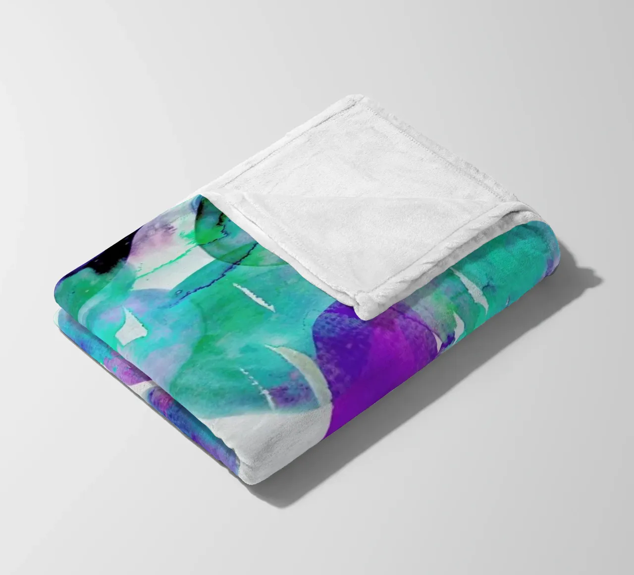 Glacial Fleecedecke von Amy Sia