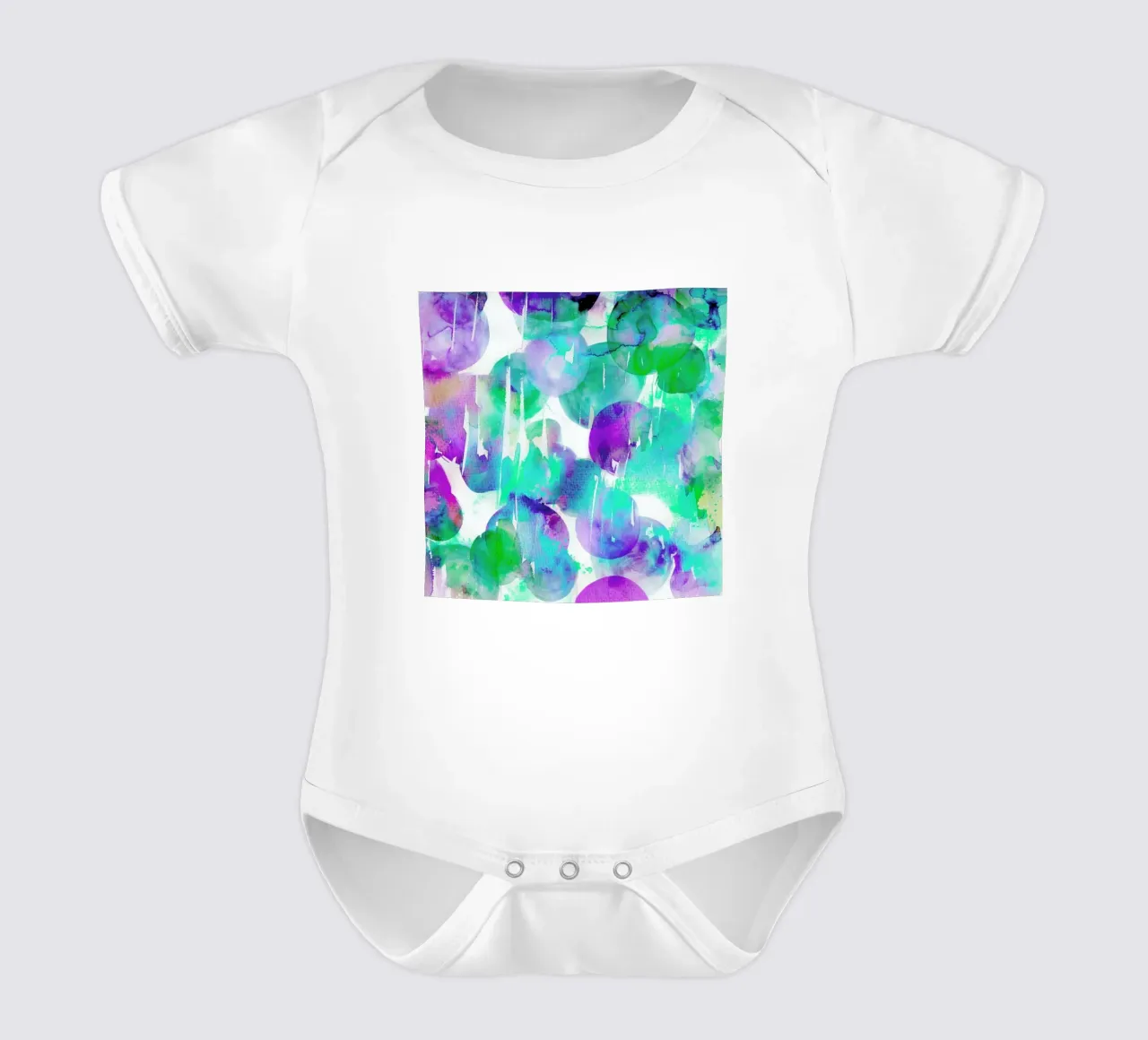 Glacial body neonato maniche corte da Amy Sia