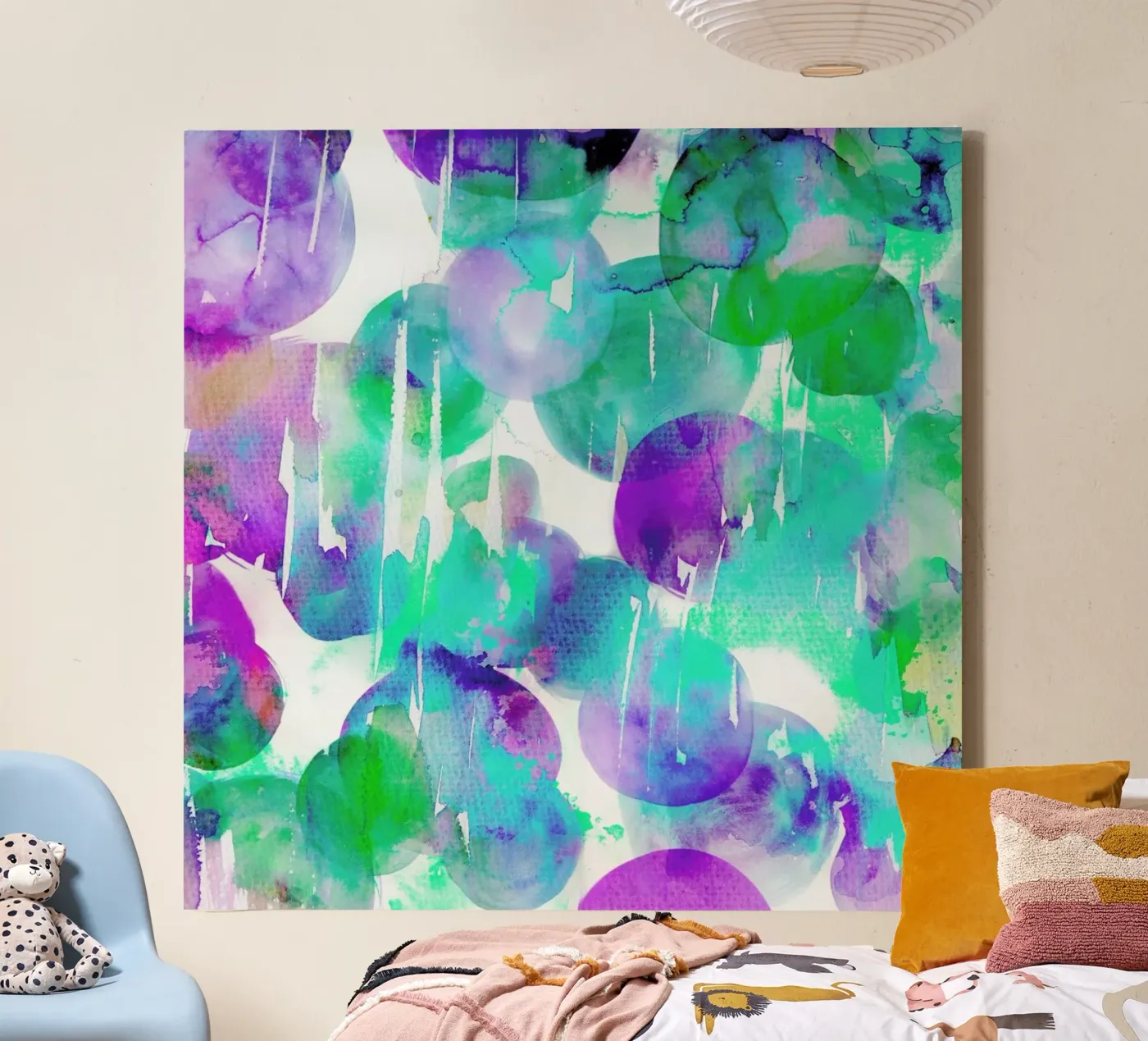 Glacial canvas van Amy Sia