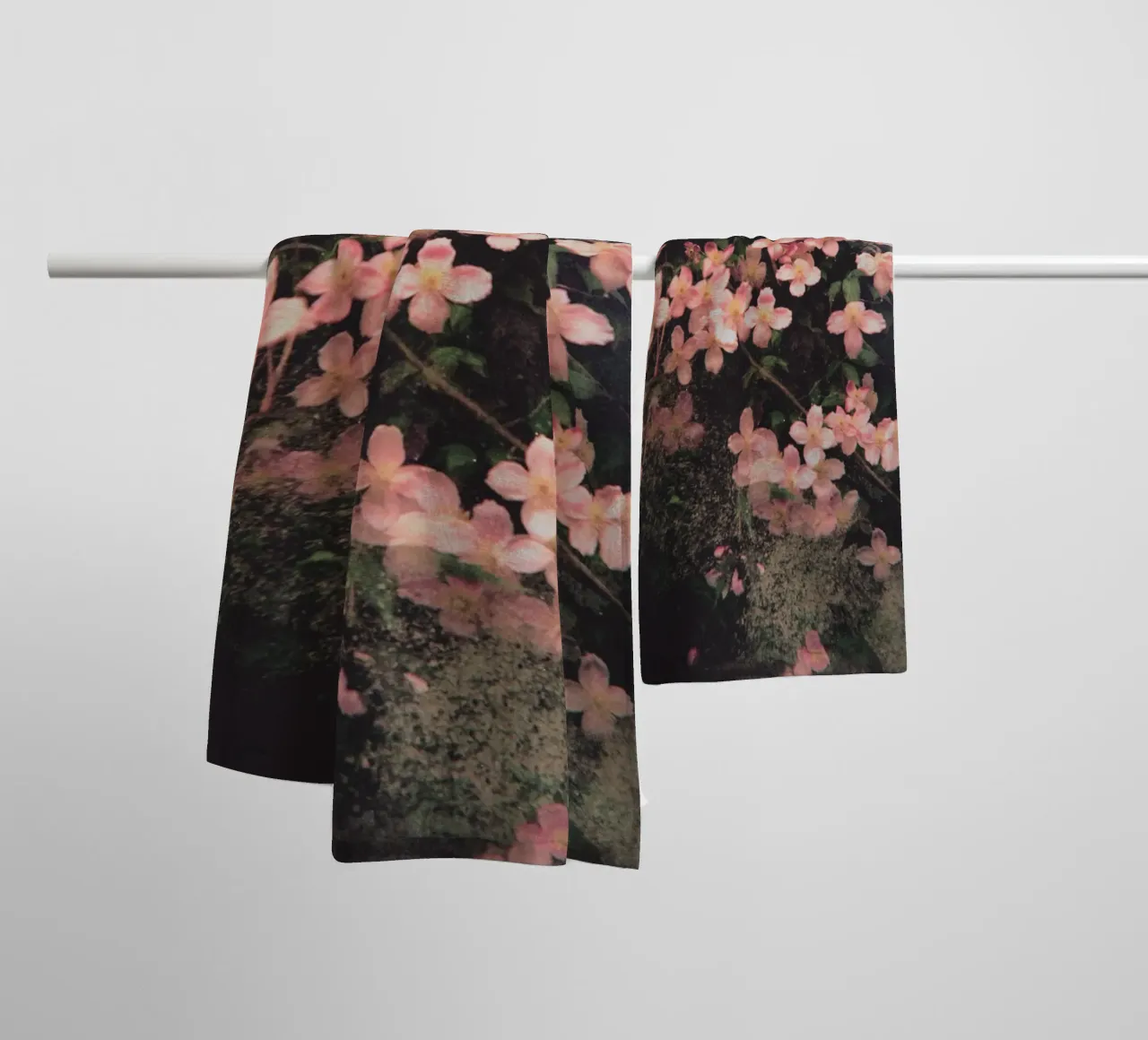 She Hangs Brightly towel by Cassia Beck Photography