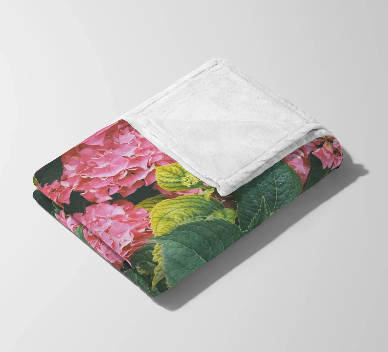 Hydrangea fleece blanket by Cassia Beck Photography