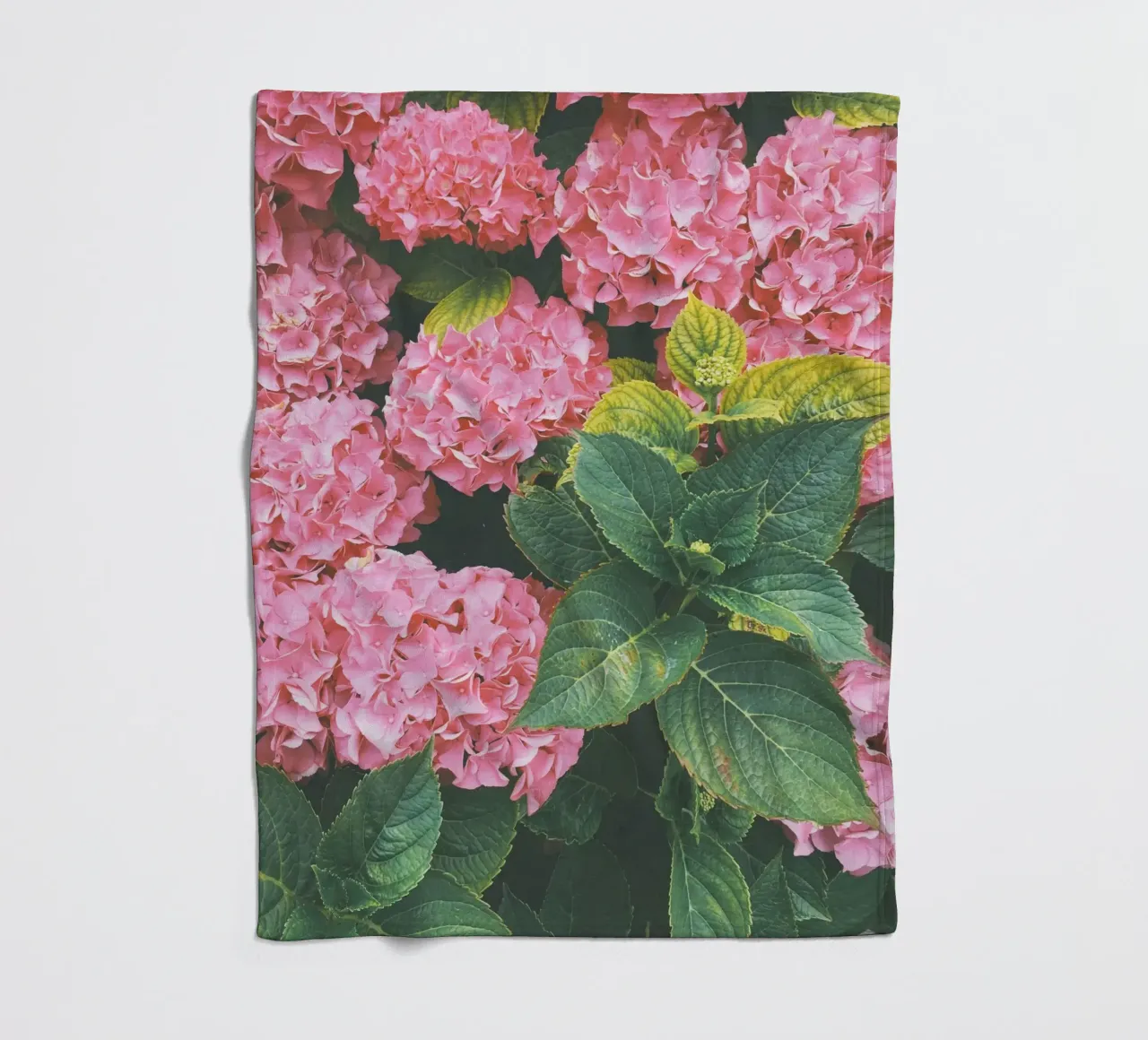 Hydrangea fleece blanket by Cassia Beck Photography
