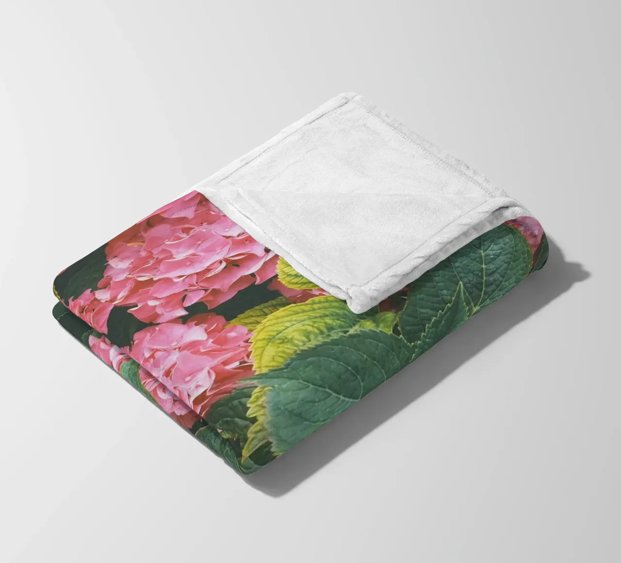 Hydrangea fleece blanket by Cassia Beck Photography