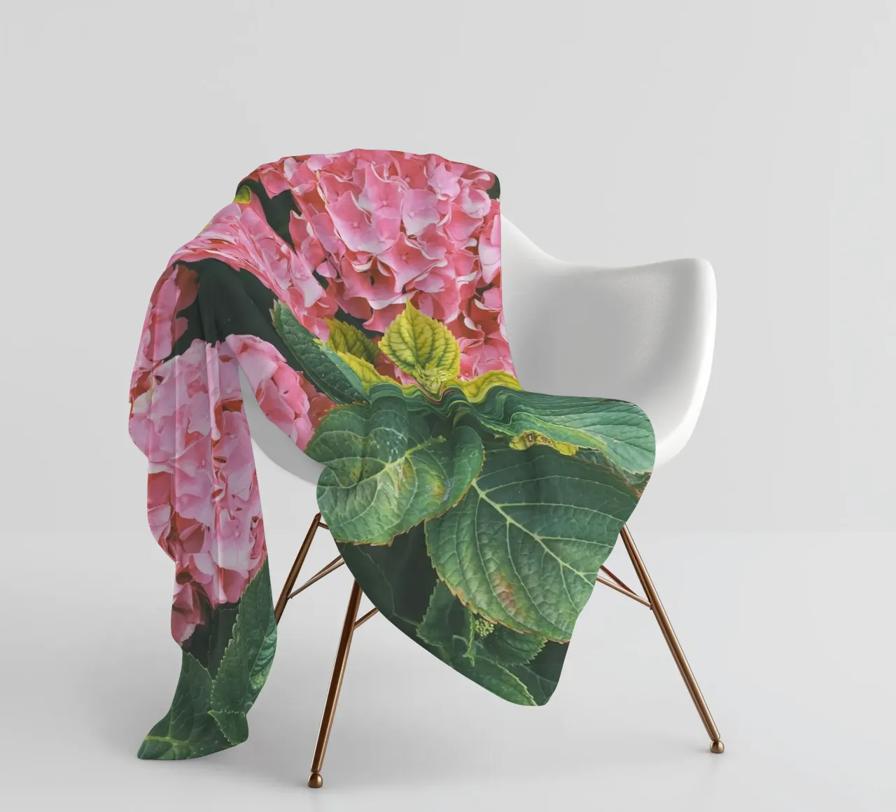 Hydrangea fleece blanket by Cassia Beck Photography