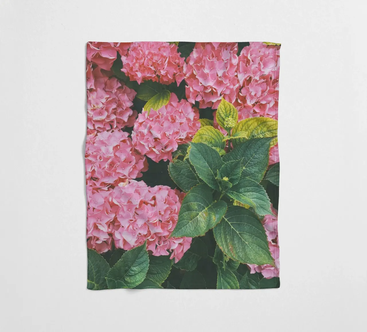 Hydrangea fleece blanket by Cassia Beck Photography