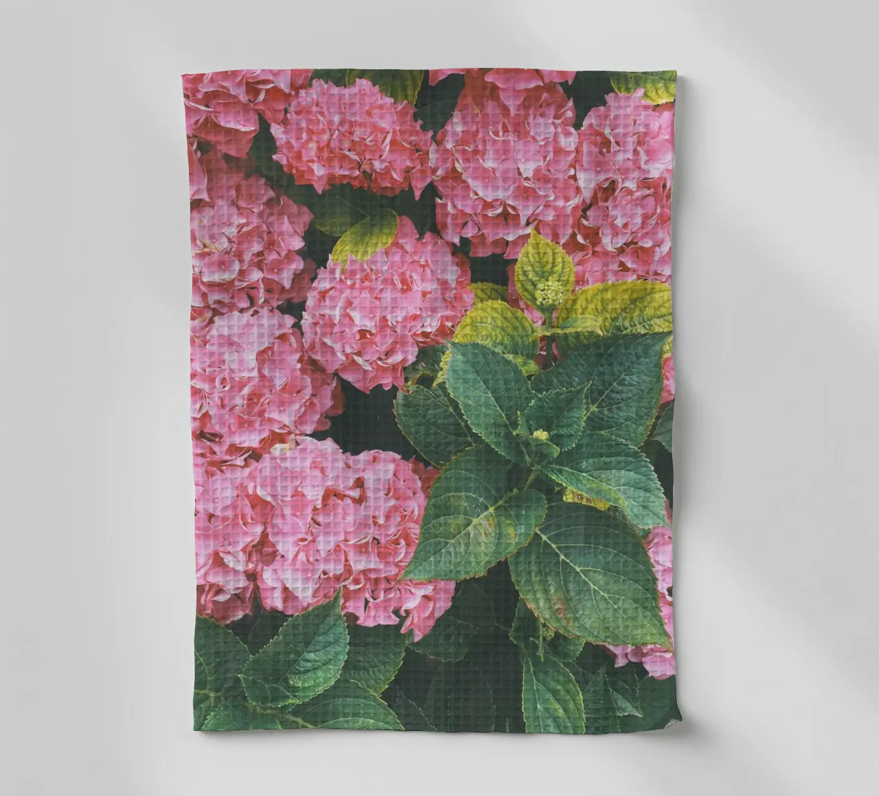 Hydrangea tea towel by Cassia Beck Photography