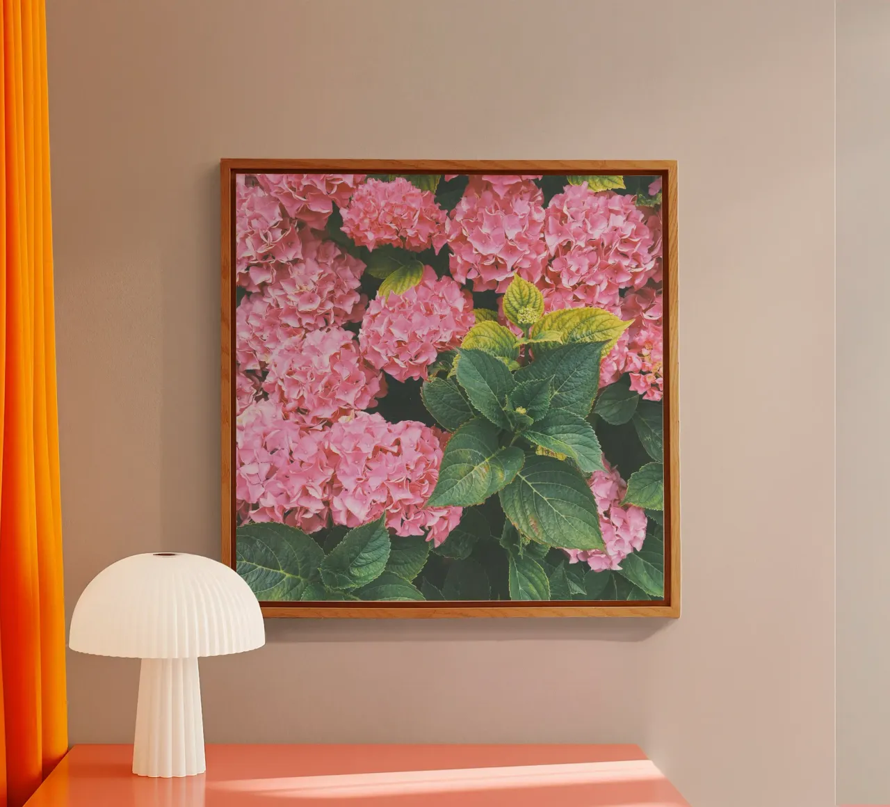 Hortensia acryl van Cassia Beck Photography
