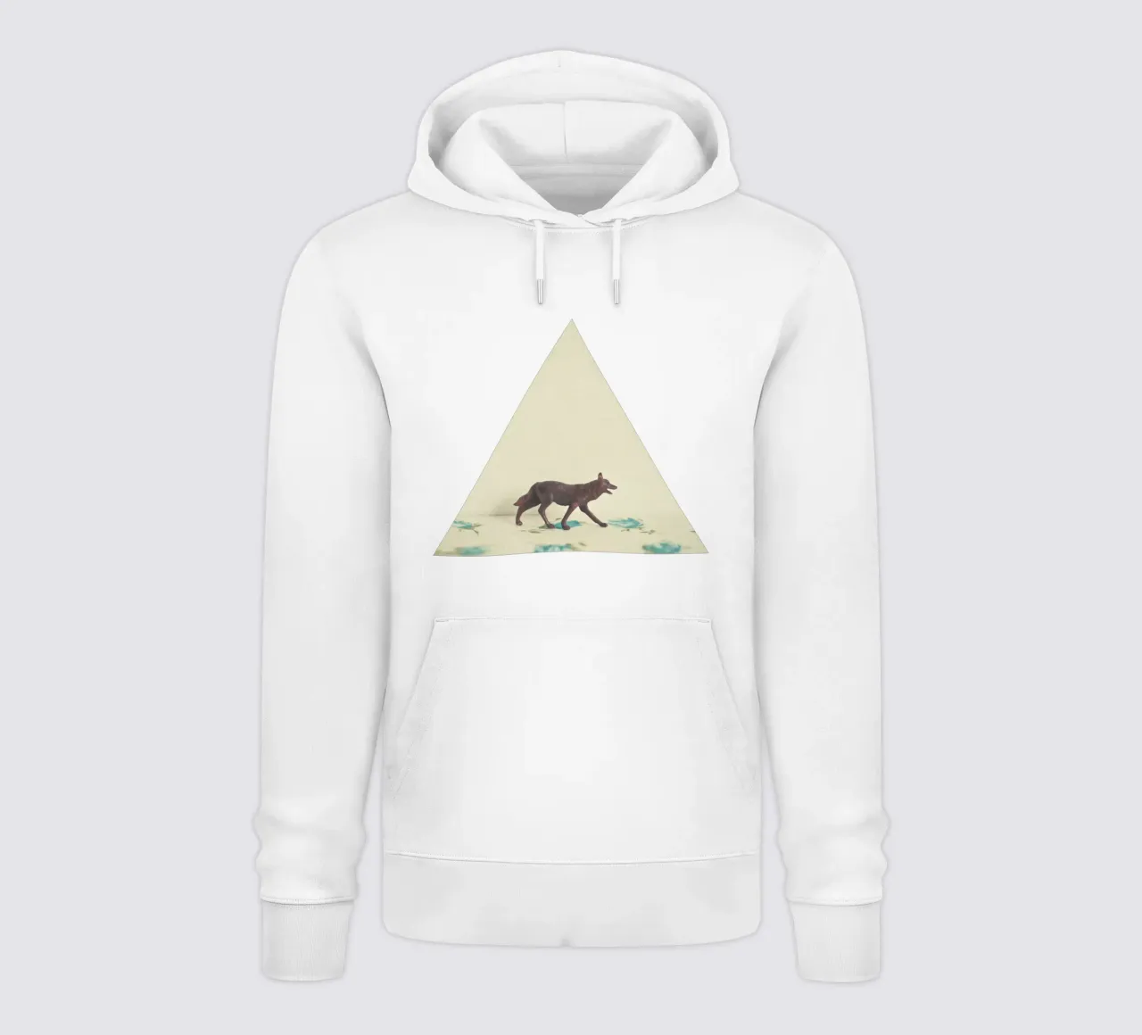 Lupo errante felpa con cappuccio da Cassia Beck Photography