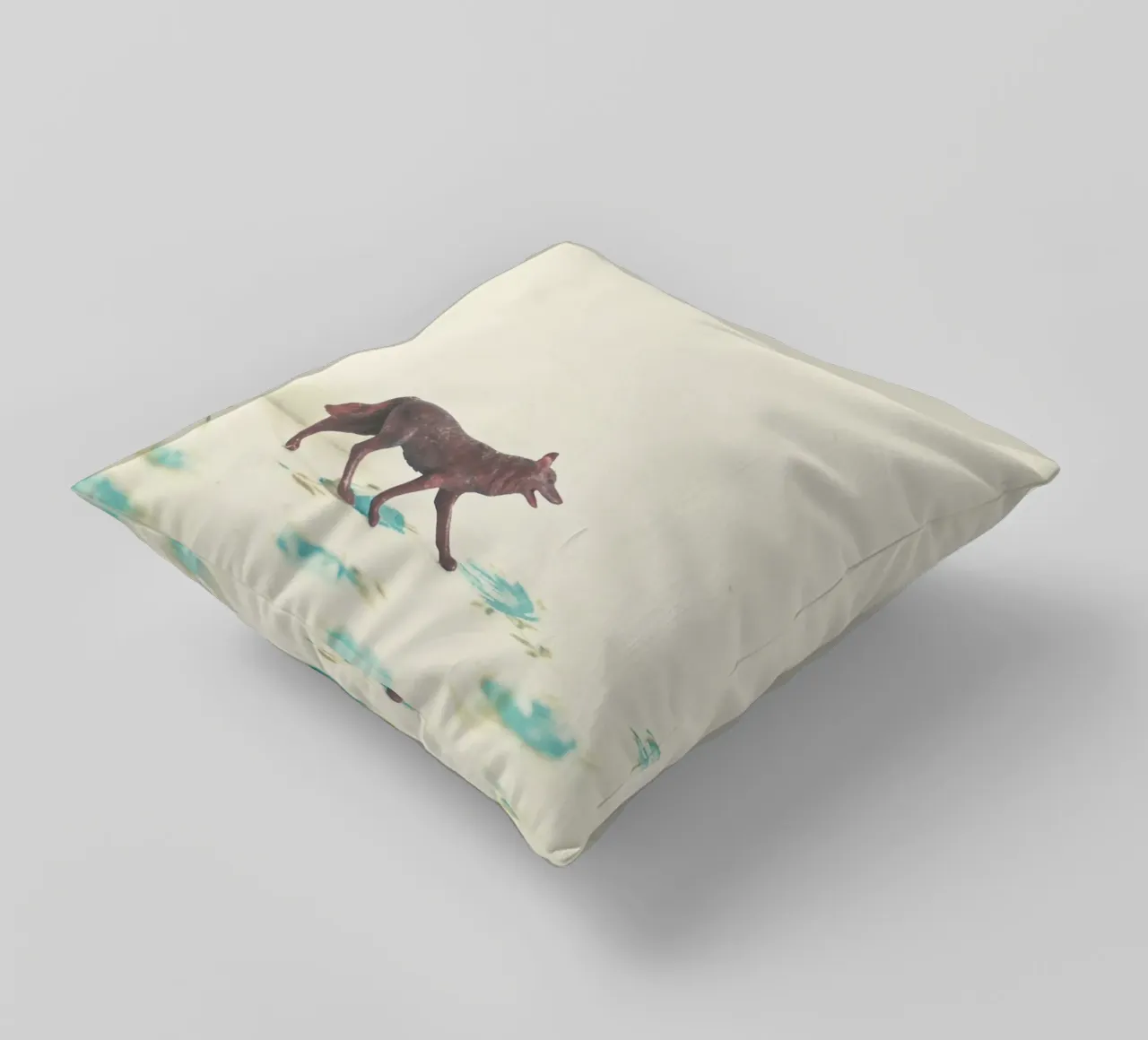 Lupo errante cuscino da Cassia Beck Photography