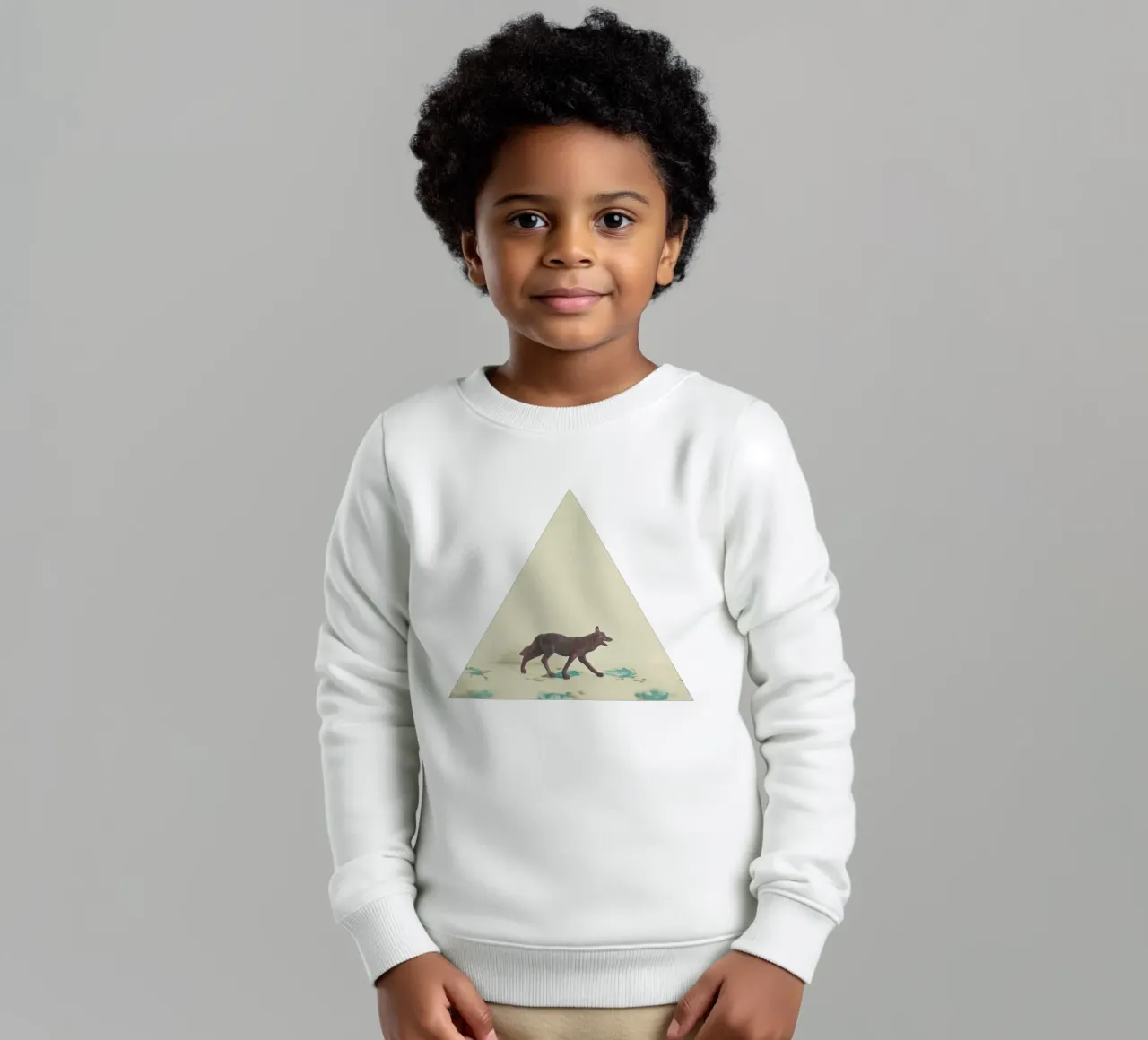 Lupo errante felpa bambino da Cassia Beck Photography