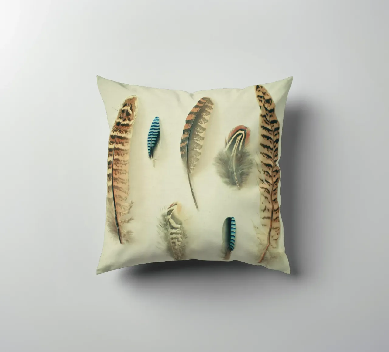The Feather Collection decorative cushion by Cassia Beck Photography