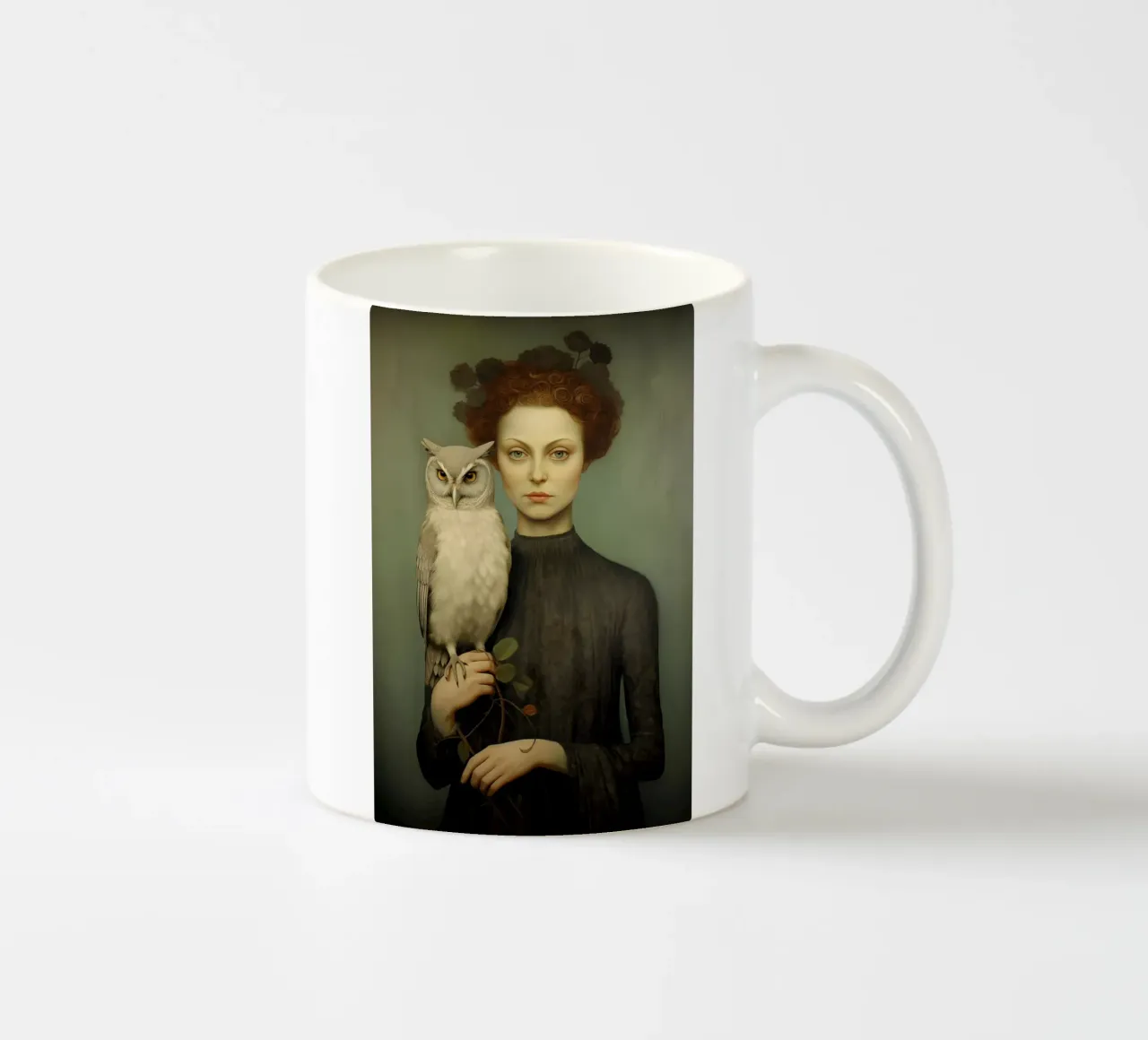 Owlive tazza in ceramica da christephania