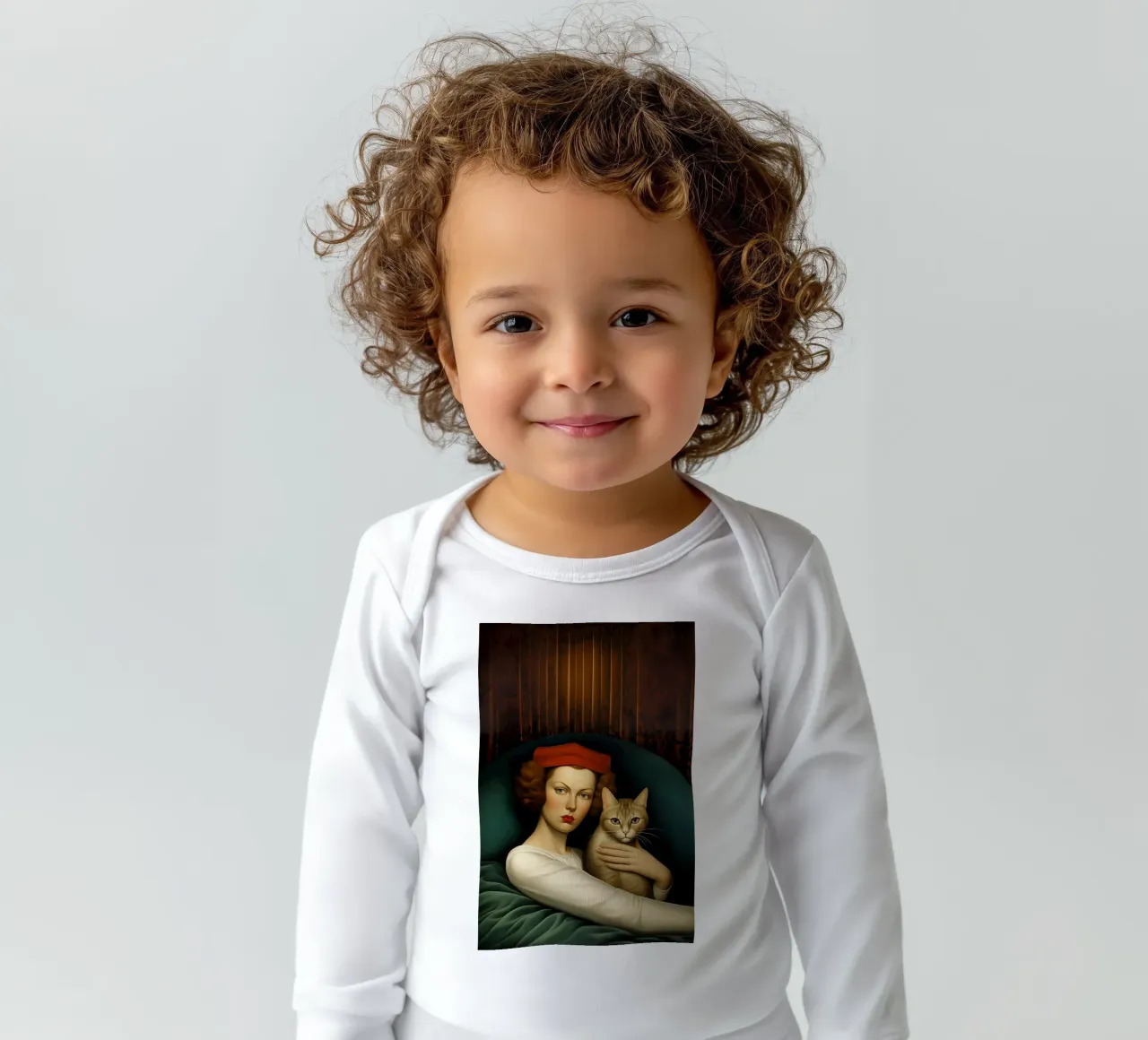 After Work long-sleeve baby romper by christephania