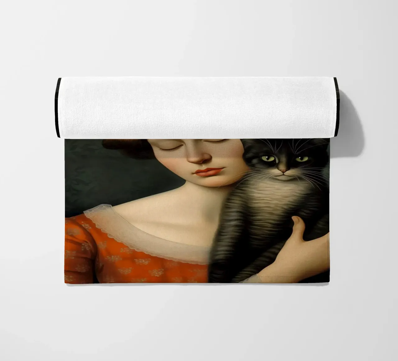 Emotional beach towel by christephania